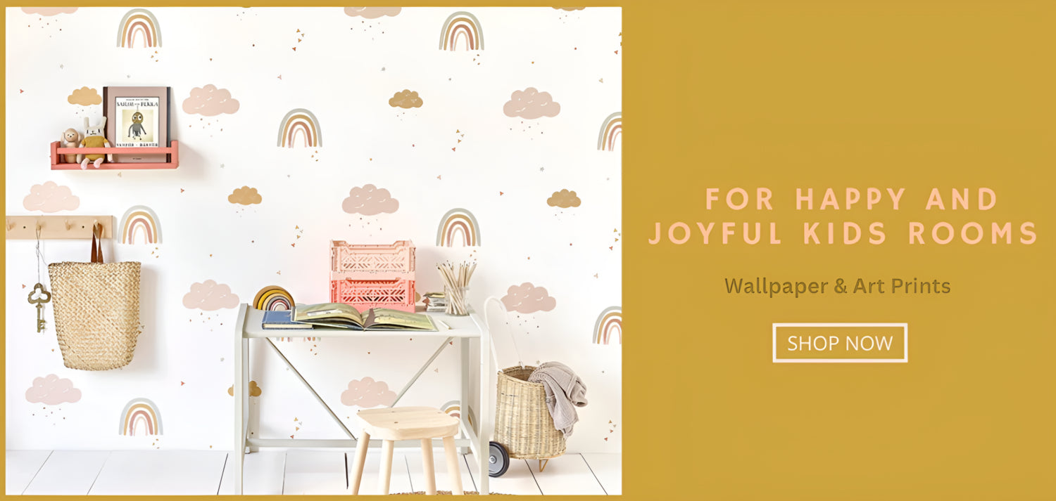 Rainbows wallpaper by Hibou Home