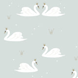 Swans wallpaper by Hibou Home