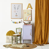 Hector Hare Kids Art Print by Hibou Home