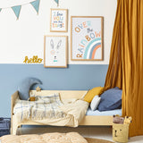Over the Rainbow Kids Art Print by Hibou Home