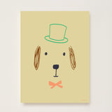 Bruno Dog Kids Art Print by Hibou Home