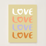 LOVE Kids Art Print by Hibou Home