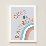 Over the Rainbow Art Print for kids by Hibou Home