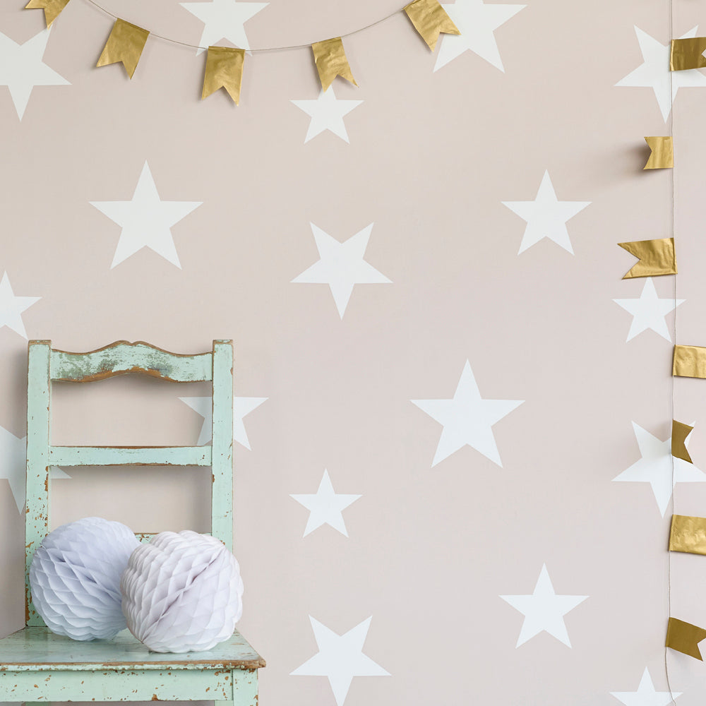 Stars wallpaper - Blush