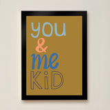 You & Me Kid Art Print by Hibou Home