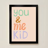 You & Me Kid Art Print by Hibou Home
