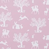 Enchanted Wood Wallpaper - Peony Pink