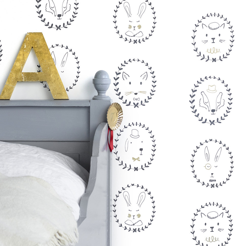 Portraits wallpaper by Hibou Home