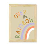 Over the Rainbow Kids Art Print by Hibou Home